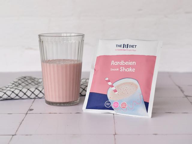 Aardbeiensmaak shake