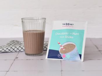 Chocolade- muntsmaak shake