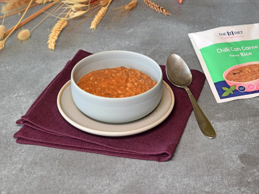 Rijst met chili con carne