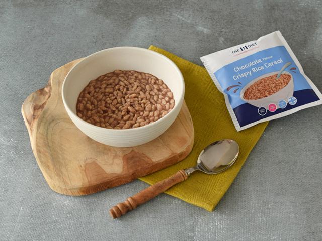Ontbijt cereal met chocoladesmaak