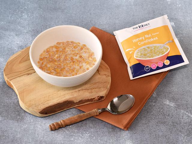 Cornflakes met honing- en notensmaak