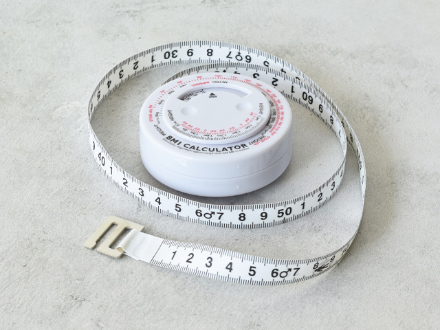 BMI-Messgerät + Taillenmaßband 150 cm