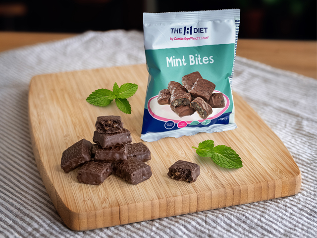 Chocolade mint bites