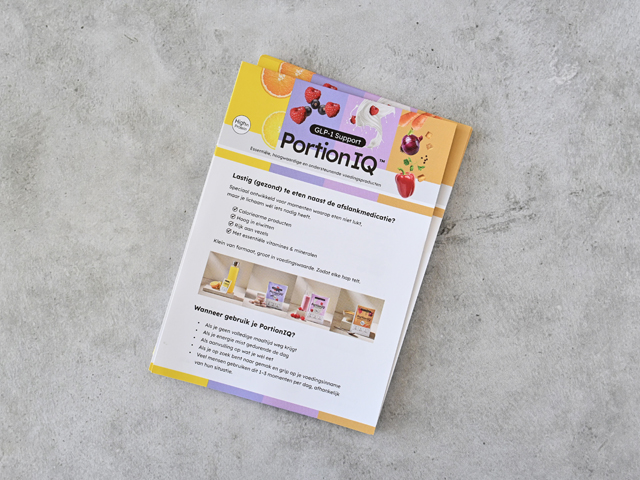 Cliëntwervingsflyer voor PortionIQ (25 stuks)