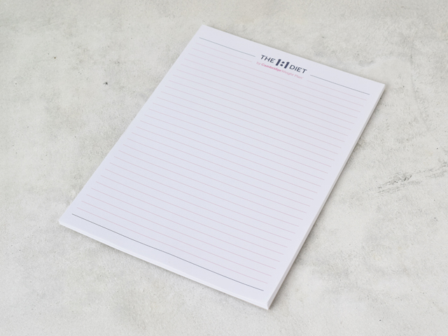 Notizblock A5, 50 Blatt, Set à 5 Stück