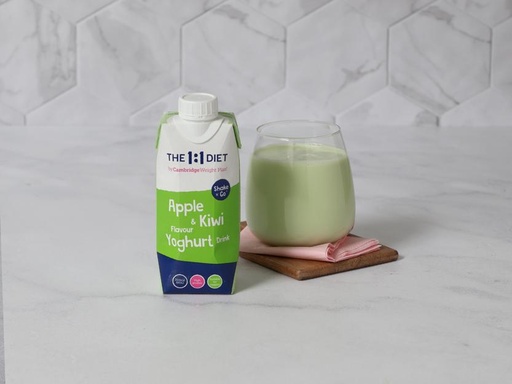 [M-RTDAKY] Shake 'N' Go Yoghurtdrink met appel en kiwismaak 330 ml 12st.