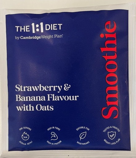 [M-SAB] Erdbeeren- und Bananengeschmack mit Haferflocken Smoothie 21 St.