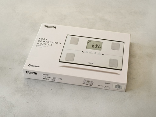 [WBC-401W] Weegschaal Tanita BC-401WH Wit met Tanita App tot 150 kg